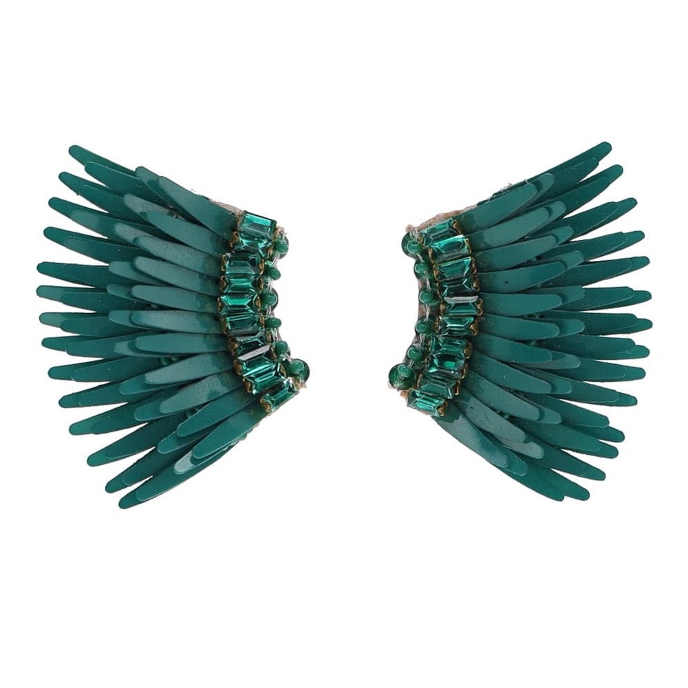 NWOT Mignonne Gavigan Mini Madeline Gemstone Emerald Earrings